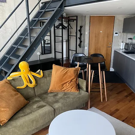 Apartment Modern Loft In The Middle Of The City, Parking Space, Tv Game *