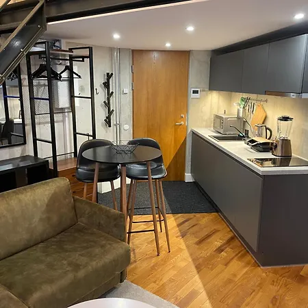 Daire Modern Loft In The Middle Of The City, Parking Space, Tv Game